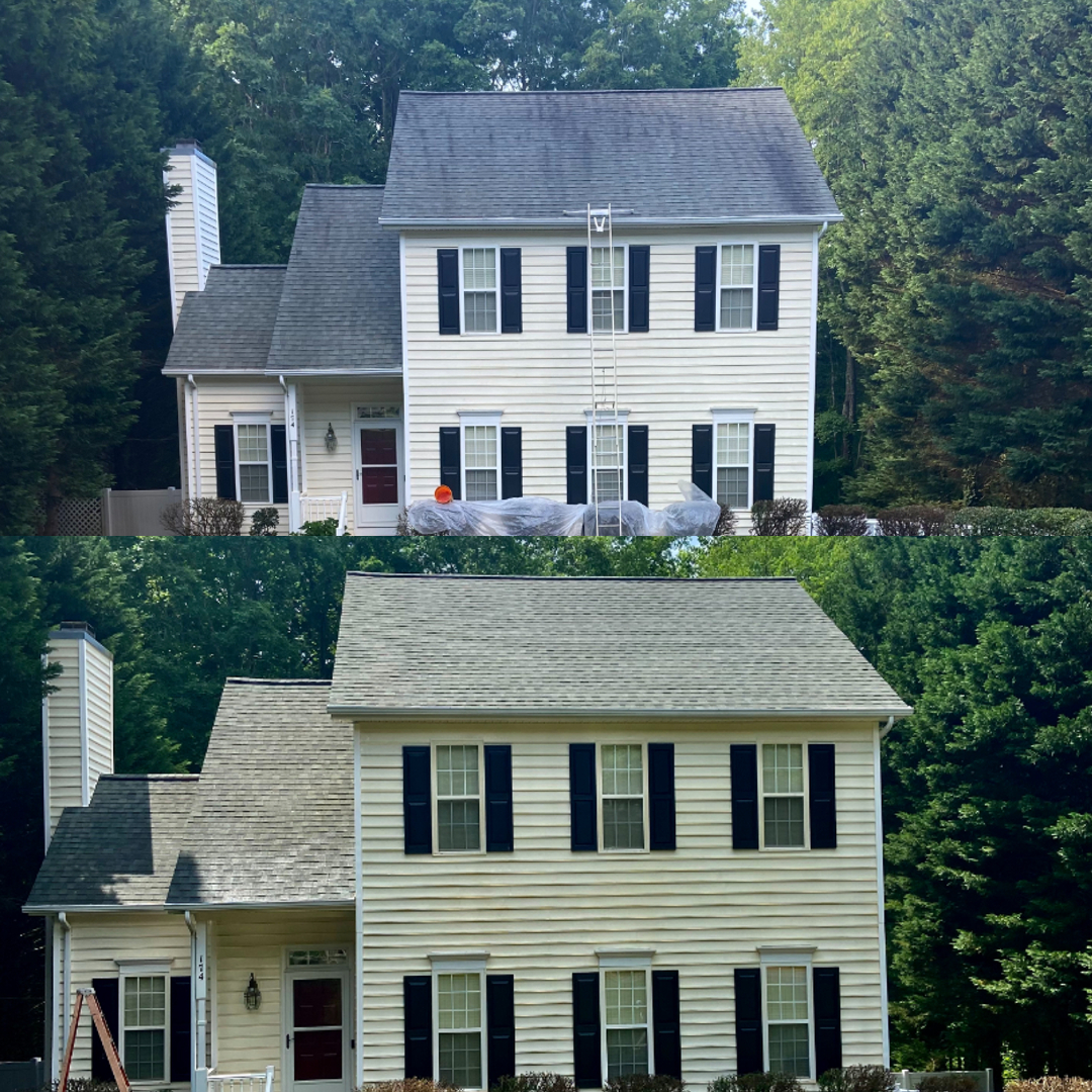 Roof washing asheboro