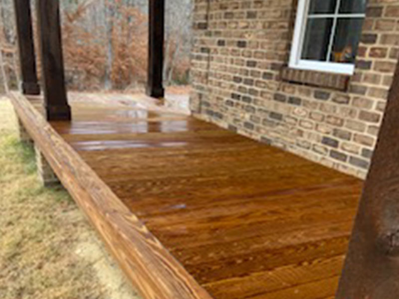 deck staining