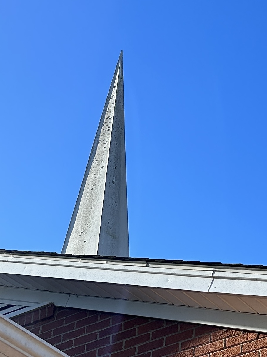 Church Steeple Cleaning Completed in Seagrove, NC