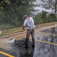 Top-Pressure-washing-new-construction-Parking-lot-Asheboro 2